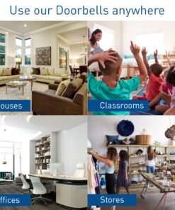 STARPOINT Extra Add-On Plugin Receiver for the STARPOINT Expandable Wireless Multi-Unit Long Range Doorbell Chime Alert System, Model LR, White 1 Add-On Starpoint Receiver 7 81nrHYGLHRL