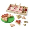 Melissa & Doug Wooden Pizza Play Food Set With 36 Toppings - Pretend Food And Pizza Cutter/ Toy For Kids Ages 3+ 31 81nscPUoq2L 1