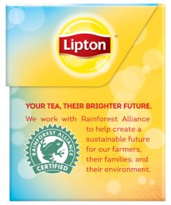 Lipton Family-Sized Black Iced Tea Bags, Cold Brew Unsweetened 22 ct (Pack of 12) 22 Count (Pack of 12) 14 81nsxQyaS8L