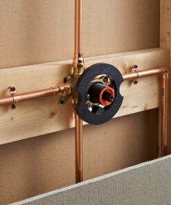 Pfister 0X8-310A PermaBalance Single Control Tub & Shower Rough-In Valve, Brass Unfinished 13 81nvJNcalL