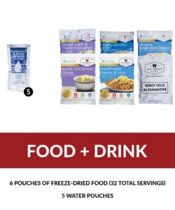 Wise Company Survival Kit, Food and Emergency Supply Backpack, Red 13 81nw11QnM1L