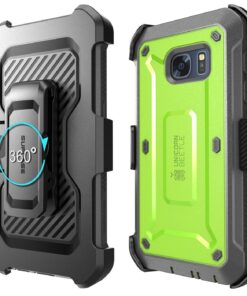 SUPCASE Unicorn Beetle Pro Series Case Designed for Galaxy S7, with Built-In Screen Protector Full-body Rugged Holster Case for Samsung Galaxy S7 (2016 Release) (Green/Gray) (green/Gray) 21 81nxQcTj VL