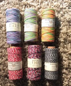 Hemptique Cotton Baker's Twine Spool 2 Ply, 410-Feet, Black 9 81nyEq0 6cL