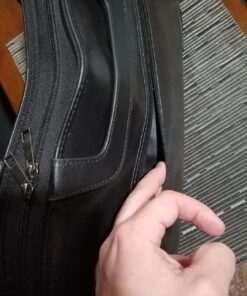 ENGPOW Expanding File Folder with Portable-Handle Document Organizer Briefcase Business Filing Bag A4 and Letter Size 13 Pockets Labels Zipper Closure Fireproof Non-Itchy Silicone Coated 23 81nyPty0wxL