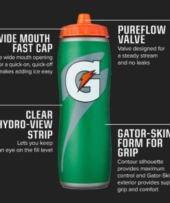 Gatorade 32oz Gator-skin Bottle, Green, One Size 18 81nzRrboq7L
