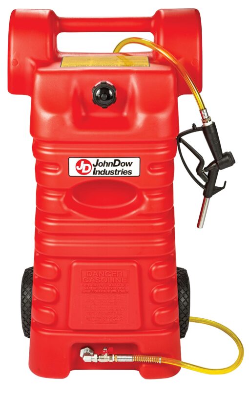 Fuel Cart FC-25PFC 25-Gallon Gravity Feed Gas Caddy, Red