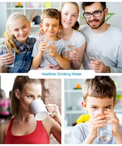 Alternative view of APEX Carbon Block Cartridge .5 Micron 1/4 Inlet 4.5 Diameter Water Filter