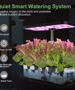 Indoor Garden Hydroponics Growing System, DUESI Upgrade 12 Pods Plant Germination Herb Kit with LED Grow Light, Hydrophonic Planter Grower Harvest Vegetable Lettuce for Hydroponic Gardeners (12 Pods) 33 81o1TudVeCL