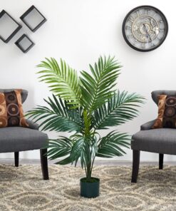 Nearly Natural 5295 4ft. Kentia Palm Silk Tree,Green 26 81o1vbUUQ8L