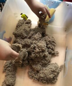 Kinetic Sand, 3 Lbs Beach Sand for Ages 3 and Up Brown Beach Sand 26 81o3cPFODgL