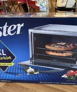 Oster Toaster Oven, 7-in-1 Countertop Toaster Oven, 10.5" x 13" Fits 2 Large Pizzas, Stainless Steel Convection Oven 37 81o4YgPhGYL