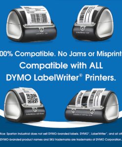 Spartan Industrial - Compatible Labels Replacement for DYMO 30334-2-1/4" X 1-1/4” FBA Barcode UPC Labels (10 Pack) 30334 - 2-1/4" X 1-1/4" 10 81o5NOozUeL