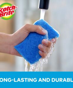 Scotch-Brite Non-Scratch Scrub Sponges, 24 Scrub Sponges, Lasts 50% Longer than the Leading National Value Brand 3 Count (Pack of 8) 14 81o5T8NxsZL
