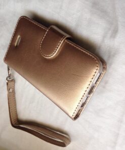 FYY Designed for iPhone SE Case 2016 (1st Generation) / iPhone 5 Case/iPhone 5s Case, Luxury PU Leather Wallet Phone with Card Holder Protective Shockproof Kickstand Case Cover Gold A-Gold 34 81o5bhrSHfL