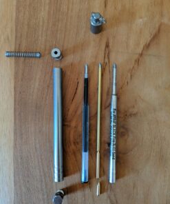 PicoPen Ti -Titanium Mini Ballpoint Pen with Magnetic Keychain Holder, Black Ink Medium Point Pocket Pen for Writing, Bullet Journaling, Taking Notes in Office, Business, and Everyday Carry 36 81o5ovCRiQL