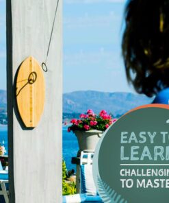 Tiki Toss Ring Toss Game for Adults & Kids - Hook and Ring Games with String and Hooks for Indoor Use, Man Cave Decor & Stuff, Gifts for Men Original 23 81o6LejiJqL