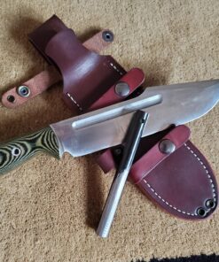 bayite Ferro Rods 1/2" X 5'' XL Survival Fire Starter Drilled Flint Steel Ferrocerium Rod with Toggl 32 81o6QamdLWL