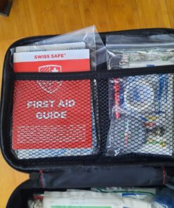 Swiss Safe 2-in-1 First Aid Kit (120 Piece) + Bonus 32-Piece Mini Kit: Compact, Lightweight for Emergencies at Home, Outdoors, Car, Camping, Workplace, Hiking & Survival 120 Piece Standard 34 81o7Ad6Pp4L 3