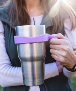 Grab Life Outdoors - Handle For YETI Rambler 30 Oz Tumbler Cup - Fits Ozark Trail, RTIC & more - (Handle Only) - Black 30 81oA35jLHL