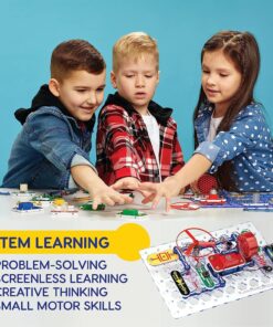 Snap Circuits Jr. SC-100 Electronics Exploration Kit, Over 100 Projects, Full Color Project Manual, 28 Parts, STEM Educational Toy for Kids 8 + Standard Packaging 36 81oBVepiDAL