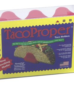 TacoProper Proper Fiesta Pak, Set of 12 Taco Holders, 1.75 x 1-Inch, 12-Pack, Multicolored 27 81oC7mH6nQL