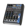 Pyle Professional Audio Mixer Sound Board Console System Interface 4 Channel Digital USB Bluetooth MP3 Computer Input 48V Phantom Power Stereo DJ Studio Streaming FX 16-Bit DSP processor-PMXU43BT 37 81oEMcSEdEL