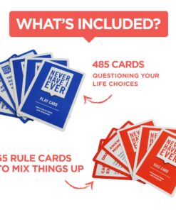 Never Have I Ever Classic Edition Adult Party Game: Hilarious Card Games for Game Nights, Gatherings & More! for 4+ Players, Ages 17+ 33 81oEbBoV93L