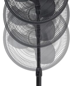 Lasko 2521 16" Oscillating Stand Fan, 16 Inch, Black 13 81oGNFOG98S