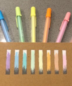 SAKURA 3D Soufflé Pen - 3-D Pen for Lettering, Drawing, Line Borders, Ornaments, & More - Opaque White and Pastel Ink Colors - 10 Pack Souffle 10 Count (Pack of 1) 44 81oH6lE1B7L