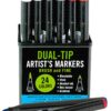 Studio Series Professional Alcohol Markers - Dual Tip - 24 Pack.