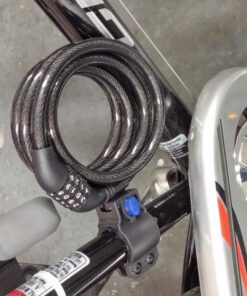 Etronic Bike Lock M6, Cable Lock 6 Feet Long Coiled Security Resettable Combo Combination Lock Bicycle Lock with Mounting Bracket Black 55 81oIZ6FF5qL