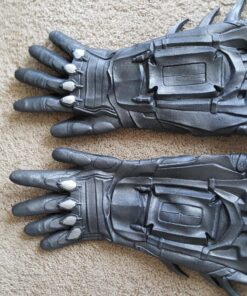 Rubie's Costume Men's Arkham City Deluxe Batman Gloves One Size Black 22 81oJ4401yL