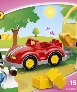 LEGO DUPLO Town Horse Trailer (15 Piece) 10 81oM9FwtxUL