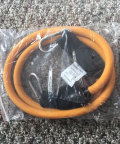 Black Mountain Products Resistance Band Set with Door Anchor, Ankle Strap, Exercise Chart, and Carrying Case 47 81oNJQ80X8L