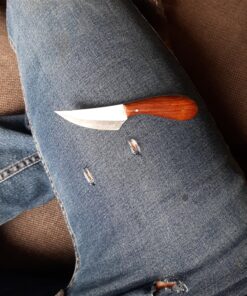 Szco Supplies 4.75” Small Slim Skinner Patch Outdoor Hunting Knife with Brown Leather Sheath (DH-7990) 33 81oNUSfLTtL