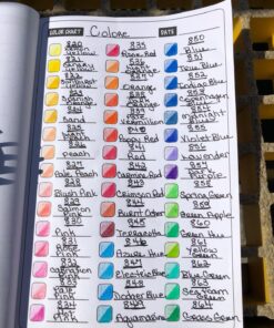 Color Charts: Color Collection Edition: 50 Color Charts to record your color collection all in one place 48 81oOyb9DLJL