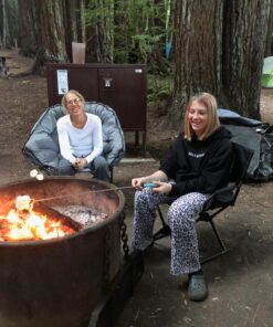 Jolly Green Products Rotating Marshmallow Roasting Sticks | Set of 5 Telescoping Forks - Free Bag | Safe, Fun Smores & Hot Dog Stainless Steel Long Camping Skewers | Campfire BBQ Cookware Accessories 45 81oQ0XJloiL