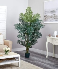 Nearly Natural 5261 7ft. Paradise Palm,Green 25 81oQ3K9okNL