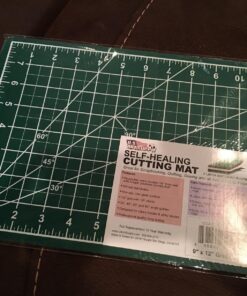 U.S. Art Supply 9" x 12" Green/Black Professional Self Healing 5-Ply Double Sided Durable Non-Slip Cutting Mat Great for Scrapbooking, Quilting, Sewing and all Arts & Crafts Projects 1 19 81oQhRU2CAL