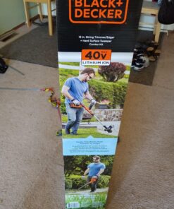 BLACK+DECKER 40V Max Cordless Sweeper & String Trimmer Combo Kit (LCC340C) 20V Sweeper & String Trimmer Combo Kit 35 81oRm4ZUVL 1