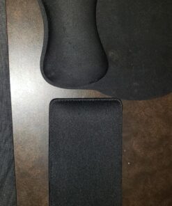 Glorious Gaming Mouse Wrist Pad/Rest - Black - Stitched Edges, Ergonomic, Foam Interior | 8x4 inches/(0.7in/17mm) Thick (GW-M) 26 81oS17IAqEL