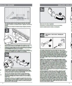 Alternative view of Safety 1st 5742BS 1-1/4-Inch x 42-Inch Concealed Mount Safety Bath and Shower Grab Bar, Bright Stainless Steel 42 Inch
