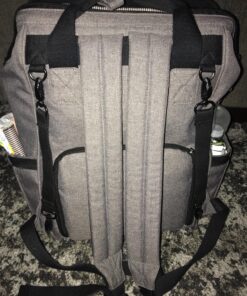 Backpack Diaper Bag Wide Open Design with Stroller Straps Changing Pad & Insulated Pockets for Both Mom & Dad 43 81oTyfpfZdL 1