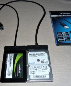SABRENT USB 3.0 to SSD / 2.5 Inch SATA I/II/III Hard Drive Adapter (EC-SSHD) 2.5" SSD/SATA Adapter 36 81oUIjyMATL