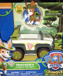 Paw Patrol, Jungle Rescue, Tracker’s Jungle Cruiser, Vehicle & Figure 36 81oUXz1s JL
