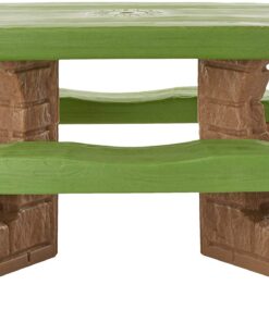 Step2 Naturally Playful Picnic Table with Umbrella Green & Leaves 17 81oWCqPF OL