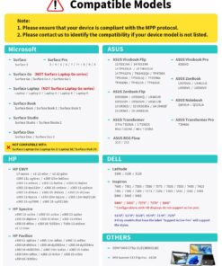 Alternative view of Metapen Stylus Pen M1 for Microsoft Surface (75-Day Battery Life,Smooth Writing),Work for Surface Pro X/9/8/7/6/5/4/3,Surface Go 3/Book 3/Laptop 4/Studio 2,ASUS VivoBook Flip 14 for Students&Doers Classic Black
