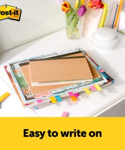 Post-it Page Markers, Assorted Bright Colors, 1/2 in x 2 in, 50 Markers/Pad, 10 Pads/Pack (670-10AB) 500 Sheets 29 81oXRzTo0fL