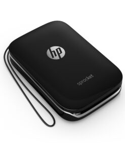 HP Sprocket Portable Color Photo Printer, Print Social Media Photos on 2x3" Sticky-Backed Paper - Black (X7N08A) 51 81oXbQPyhnL