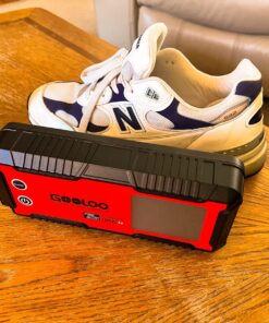 GOOLOO GT4000S Jump Starter 4000 Amp Car Starter 100W Two-Way Fast-Charging Portable Car Battery Charger Booster Pack for 10L Diesel and 12L Gas Engines, SuperSafe Lithium Jump Box for 12V Vehicles Red 62 81oa yx1ojL